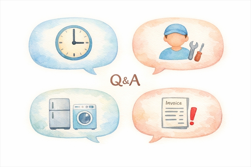 1Kの遺品整理に関するよくある質問