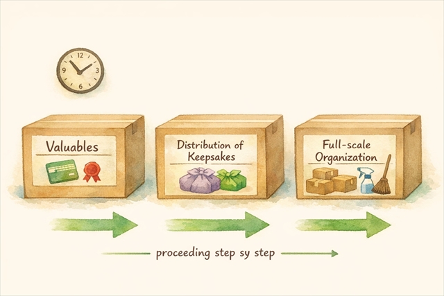 ハイブリッド方式｜作業を段階別に分ける進め方