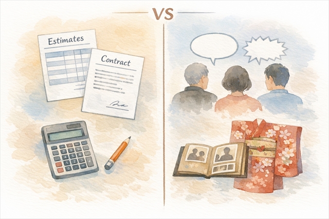 遺品整理のトラブルは「業者」と「親族間」の2系統