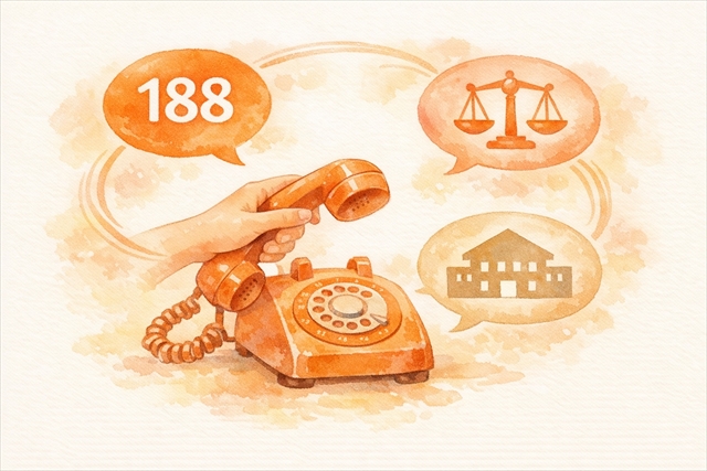 トラブルが起きてしまったときの相談窓口