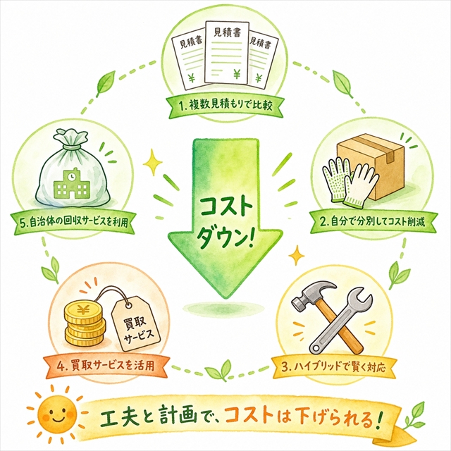 遺品整理の費用を抑える5つの方法