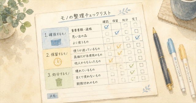 遺品整理で捨ててはいけないもの一覧