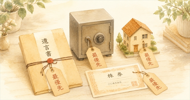 最優先に確保すべきもの【相続・財産編】