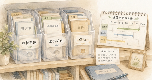 確保した遺品の保管と注意点